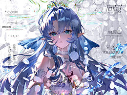 闪片二次元胸像三