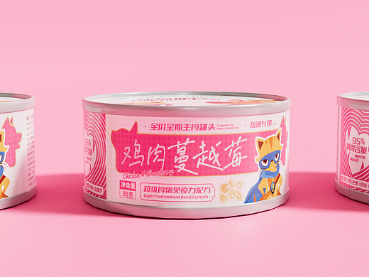 【宠物队长】猫罐头包装设计