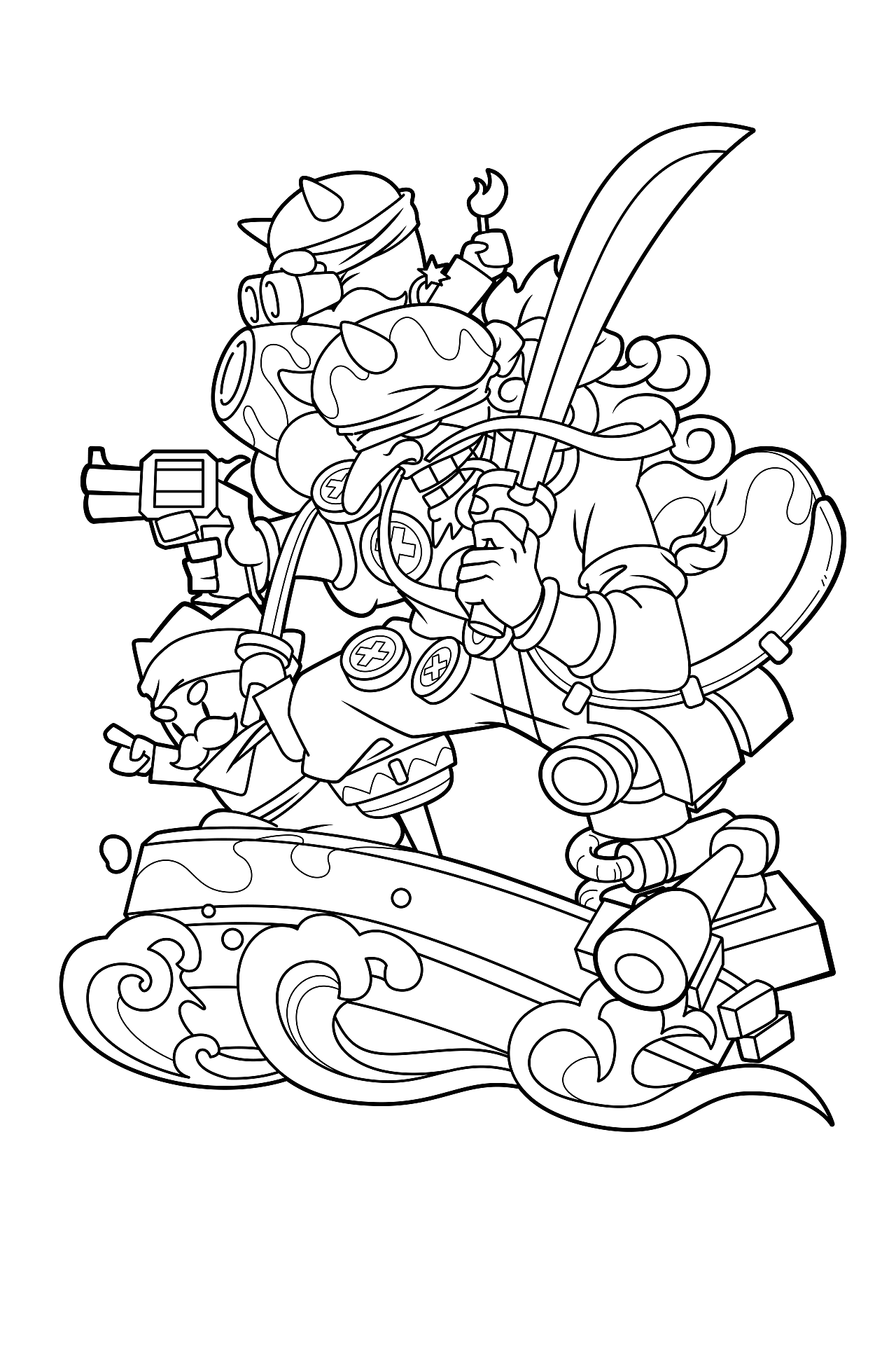 2025年-琥系列主题涂鸦-矢量插画（图ZMzkzNDk5MTgw） - 新锐潮流插画 - 站酷设计师墨印LO原创素材 - 站酷ZCOOL