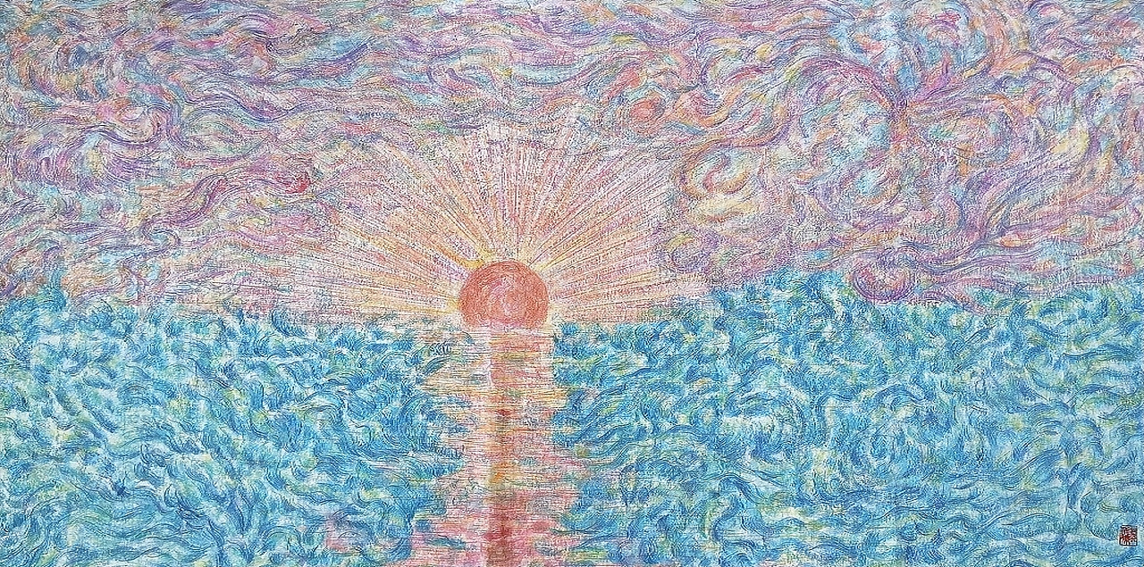 光有光的来意，水有水的作为（图ZMzkzNTAxOTAw） - 绘画 - 站酷设计师月白如是原创素材 - 站酷ZCOOL