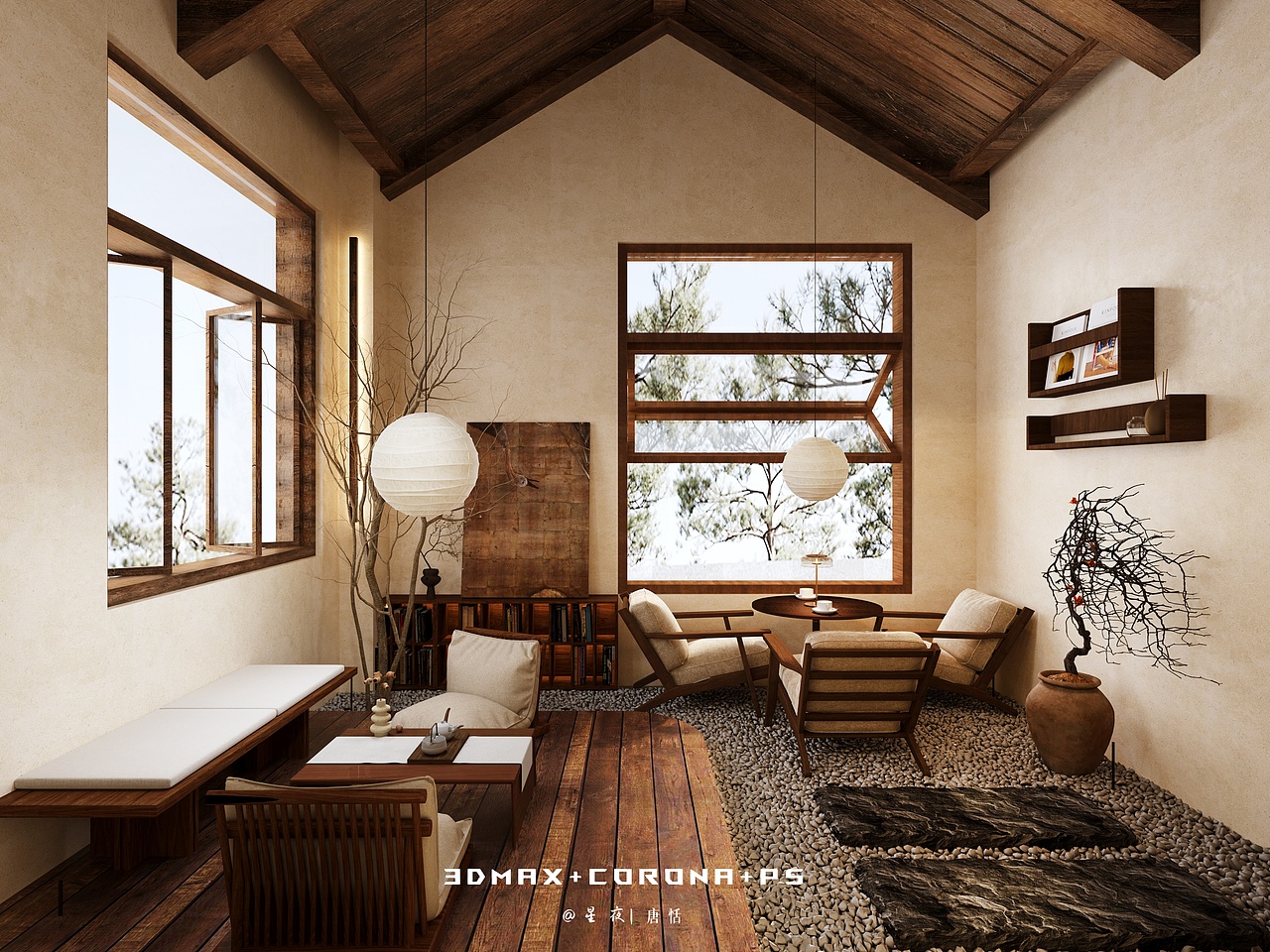 工装 | 咖啡店 暖调时光,咖啡美学空间