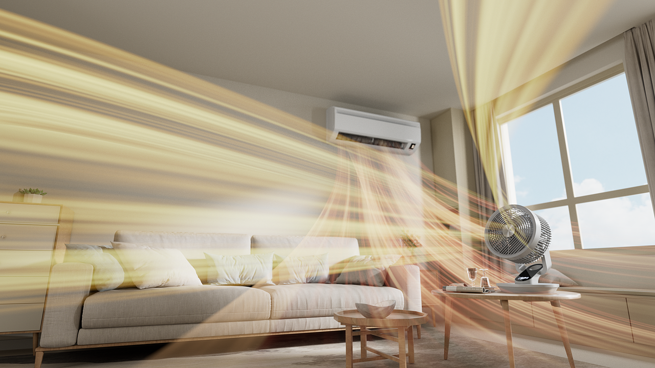 亚马逊跨境电商产品三维动画 小风扇C4D产品三维视频