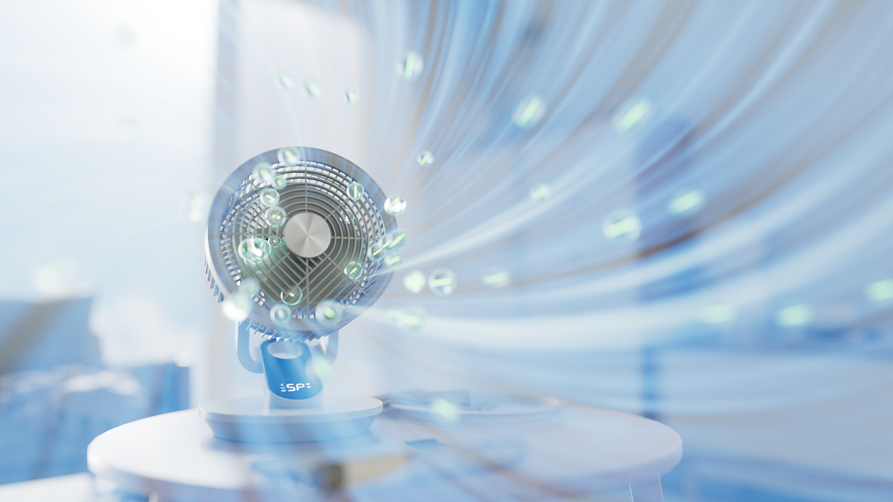 亚马逊跨境电商产品三维动画 小风扇C4D产品三维视频