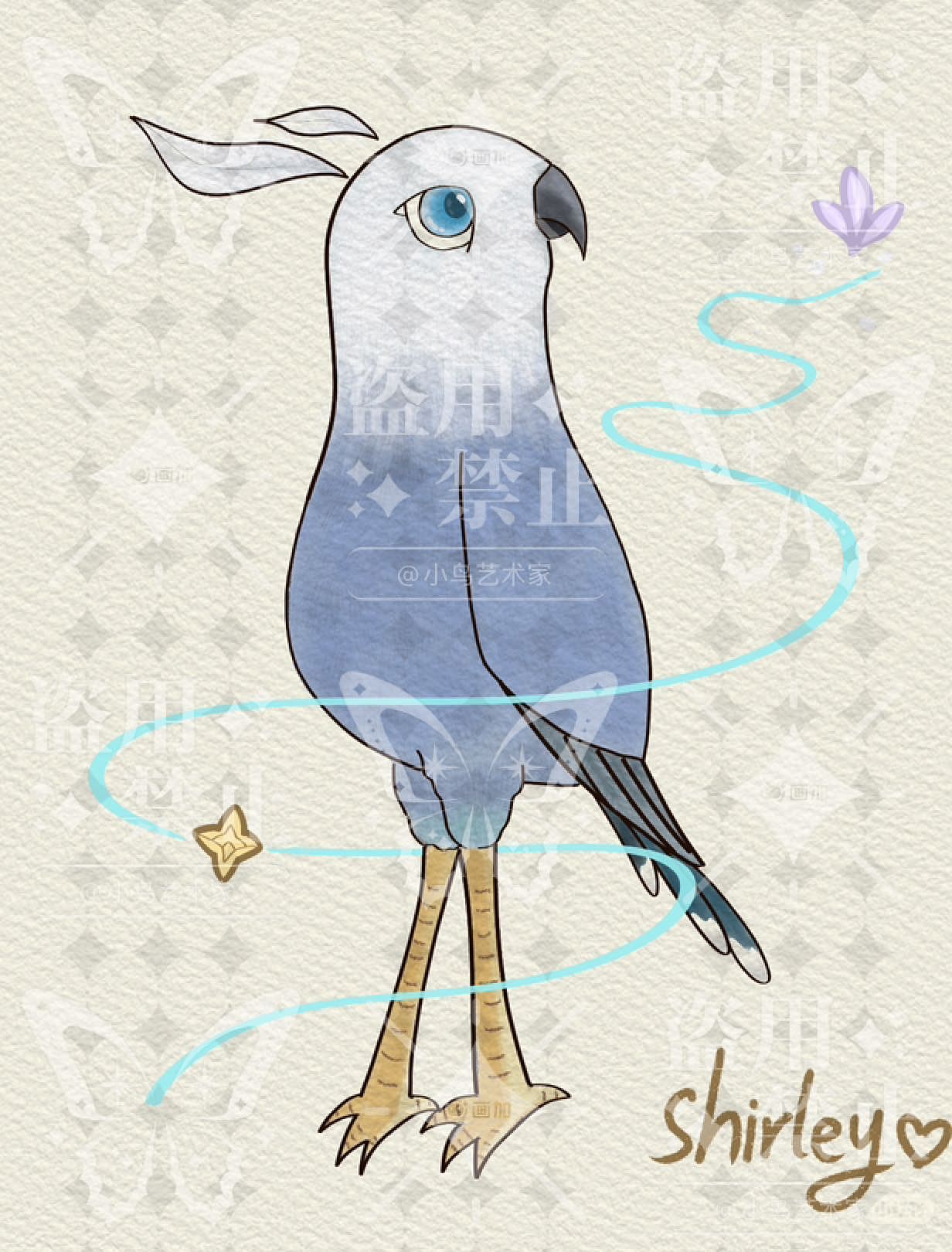 快来找我定制oc印象小鸟形象吧