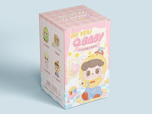 Q kid 潮玩盲盒包装设计｜做你的可爱小鬼 