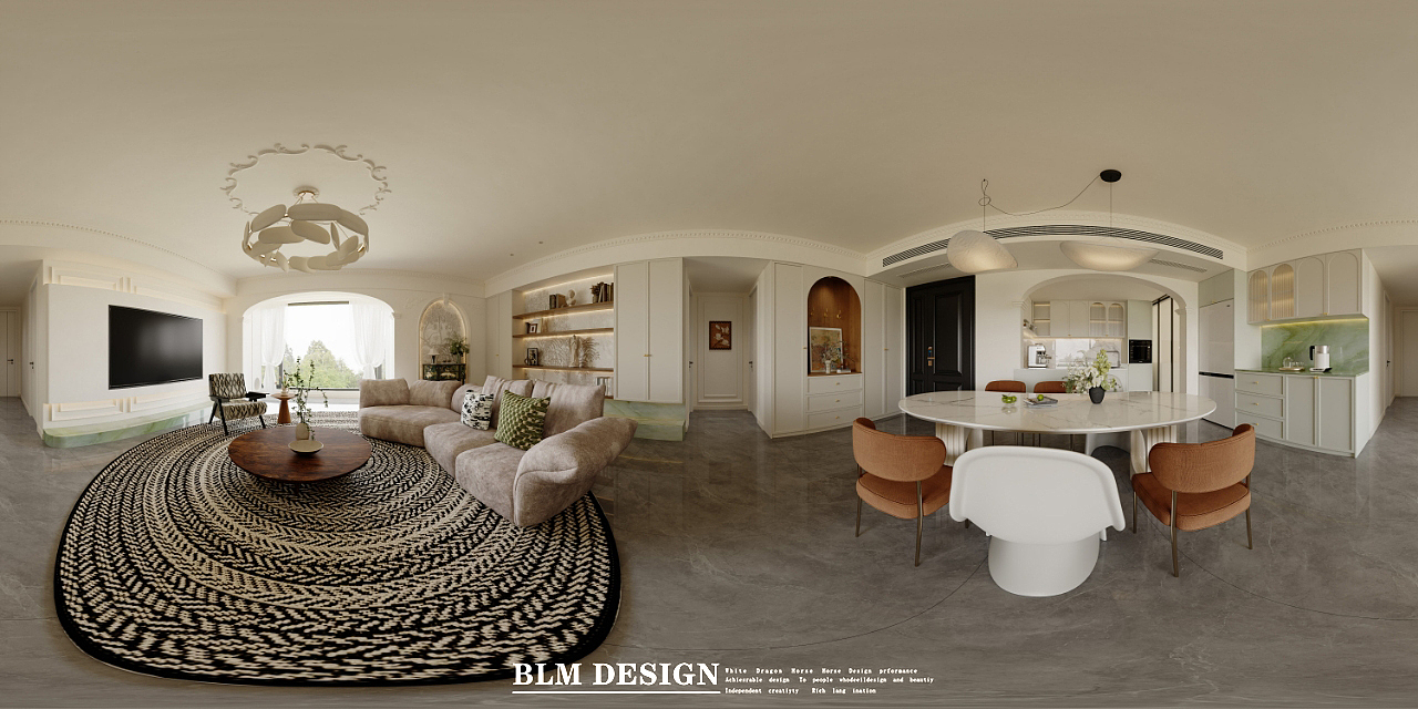 法式-白龙马效果图