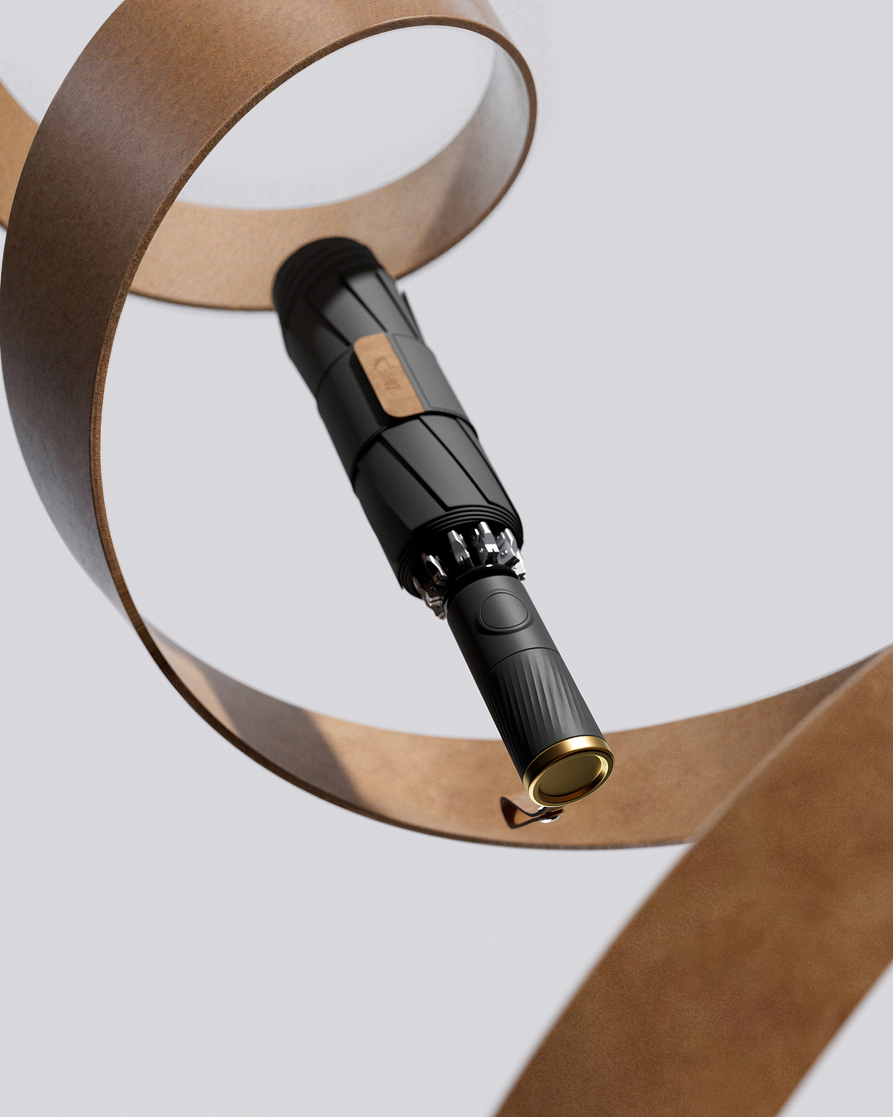 金圈電動(dòng)三折傘建模渲染設(shè)計(jì)（圖ZMzkzNTM0MDY0） - 產(chǎn)品 - 站酷設(shè)計(jì)師魚(yú)非我魚(yú)原創(chuàng)素材 - 站酷ZCOOL