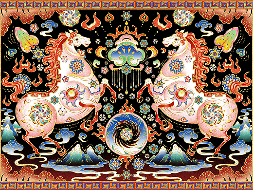 瑞马珐琅器插画
