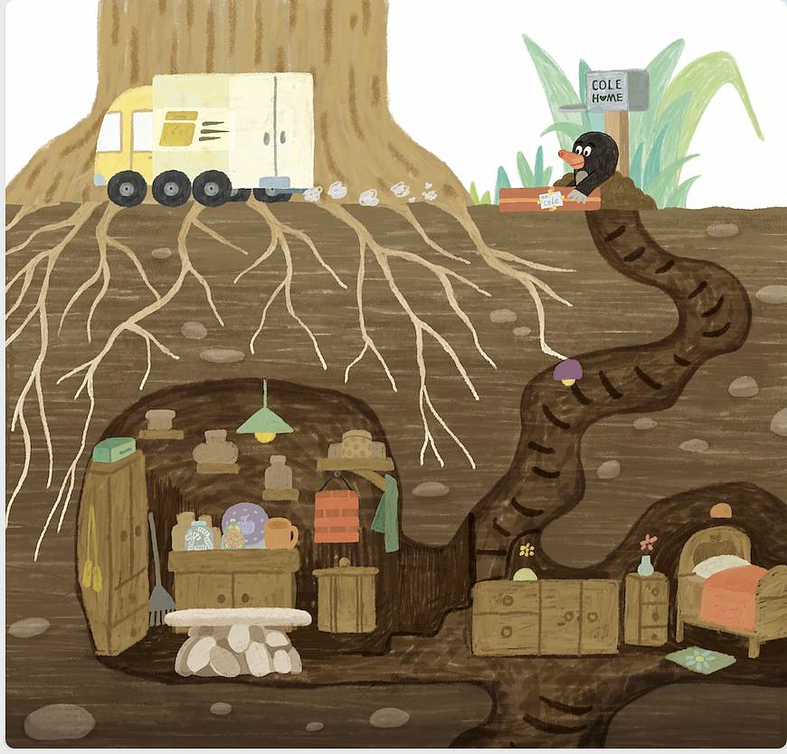 小鼹鼠（图ZMzkzNTQ4NTI4） - 绘本 - 站酷设计师倩倩倩原创素材 - 站酷ZCOOL