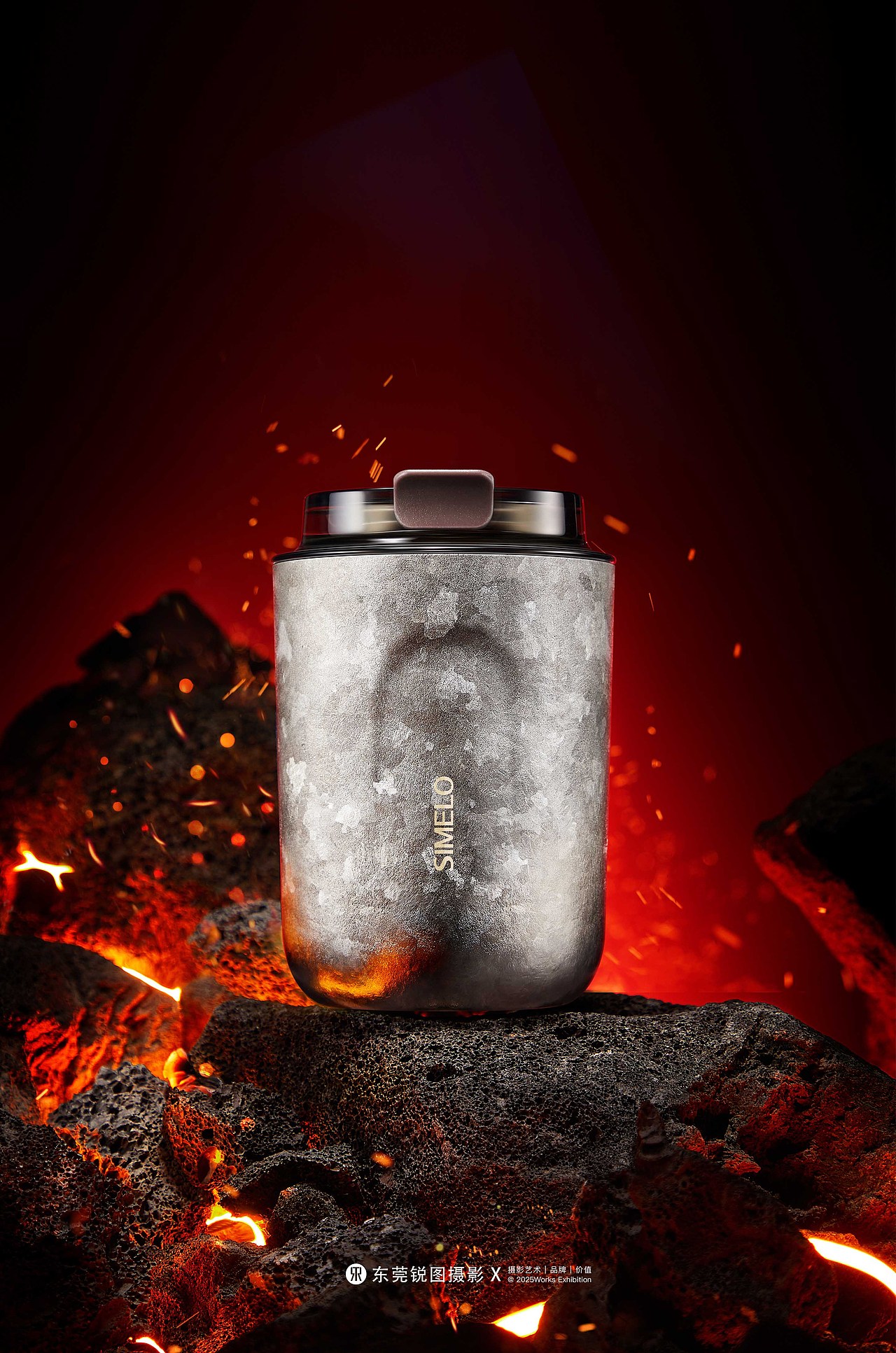 钛杯 咖啡杯摄影创意摄影 | 东莞锐图摄影