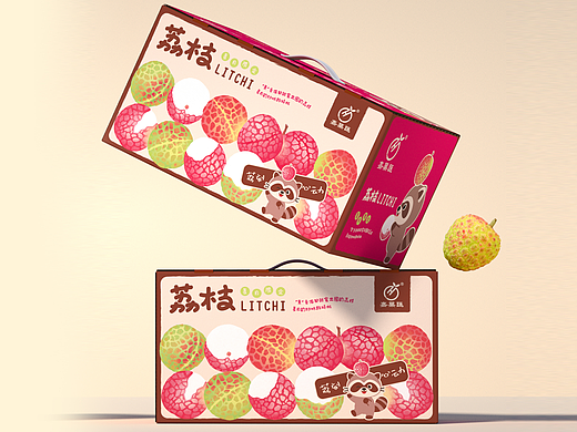 荔枝包装设计~来颗荔枝去班味｜嘉菓滙&微尘设计