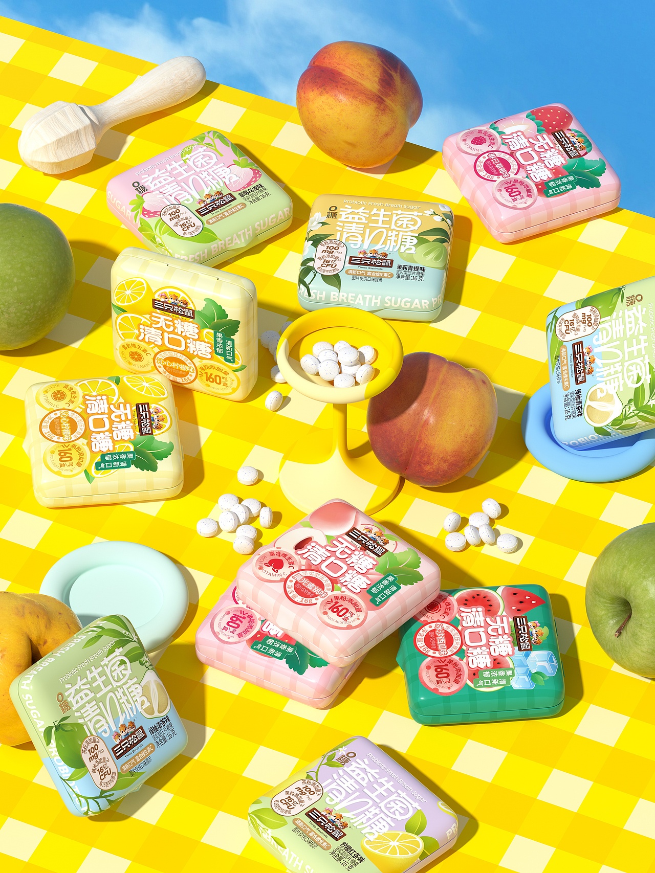 UmeDesign新作｜三只松鼠点心冰粉清口糖系列包装设计（图ZMzkzNTU3ODgw） - 包装 - 站酷设计师UmeDesign原创素材 - 站酷ZCOOL