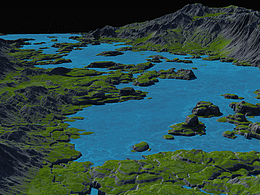 Gaea地形（海岛）