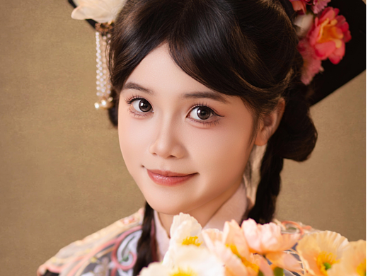 毕业季|簪花少女