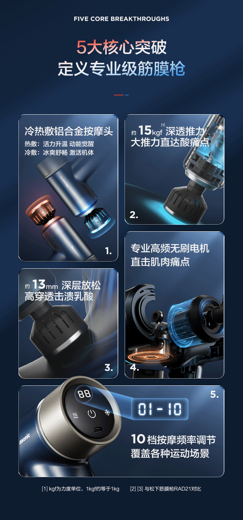 松下电器X动静视觉|松下RAD25筋膜枪——单品全案分享
