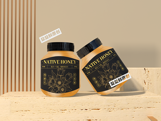 百花蜜包装设计
