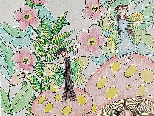 精灵（个人主页-ZNzIyMzU5NjA=） - 儿童插画 - 站酷设计师奶奶的布娃娃原创素材 - 站酷ZCOOL