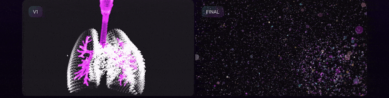 生物制药企业—炫酷的3D粒子交互官网