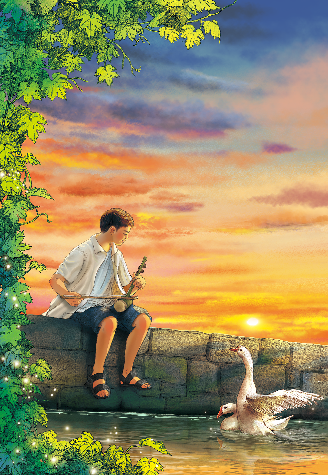 《小淮班》儿童文学封面和内插（图ZMzkzNTkwNTY0） - 儿童插画 - 站酷设计师从心漫生活原创素材 - 站酷ZCOOL