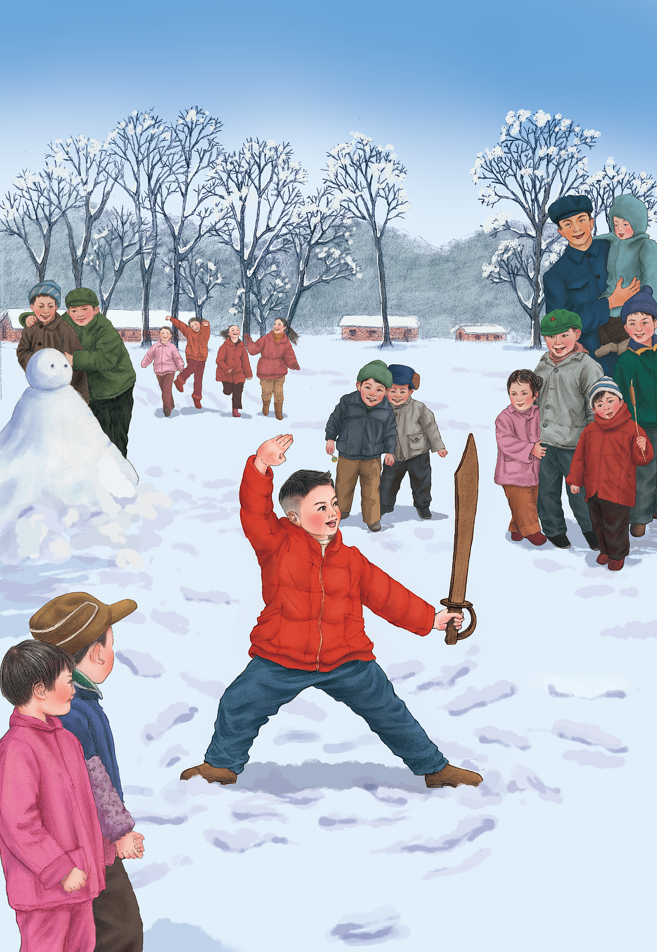 《小淮班》儿童文学封面和内插（图ZMzkzNTkwNTcy） - 儿童插画 - 站酷设计师从心漫生活原创素材 - 站酷ZCOOL