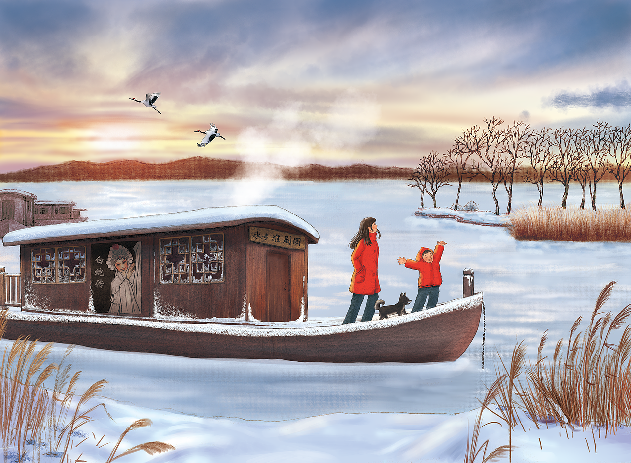 《小淮班》儿童文学封面和内插（图ZMzkzNTkwNTY4） - 儿童插画 - 站酷设计师从心漫生活原创素材 - 站酷ZCOOL