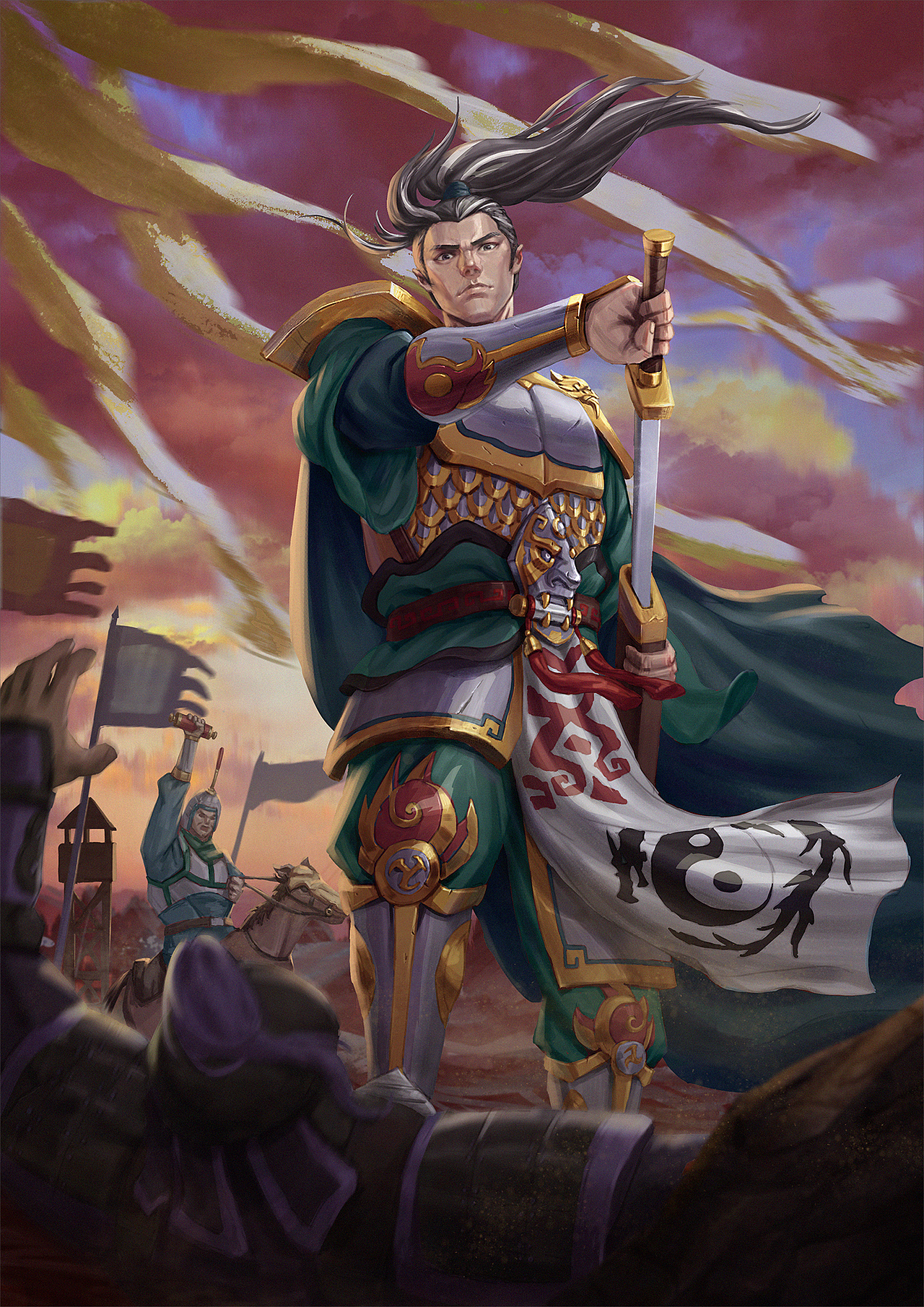 三国武将3（图ZMzkzNTkyMjc2） - 商业插画 - 站酷设计师宇宙郭原创素材 - 站酷ZCOOL