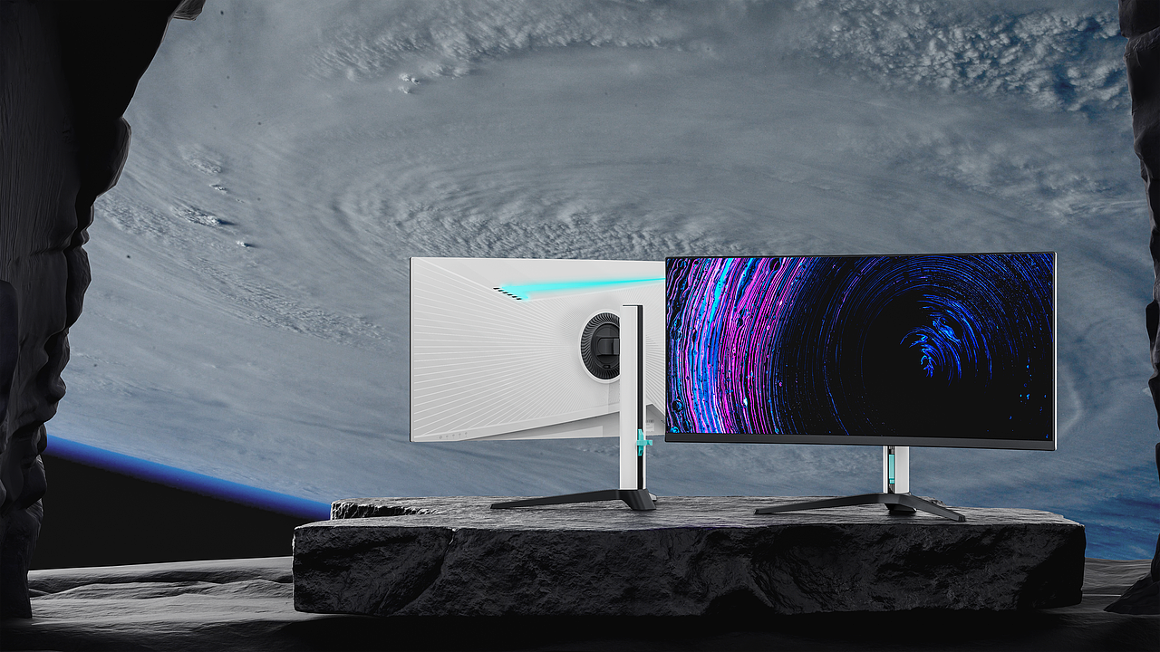 AONE良设计|34寸曲面显示器设计案例（图ZMzkzNTk0Mzk2） - 电子产品 - 站酷设计师AONE良设计原创素材 - 站酷ZCOOL