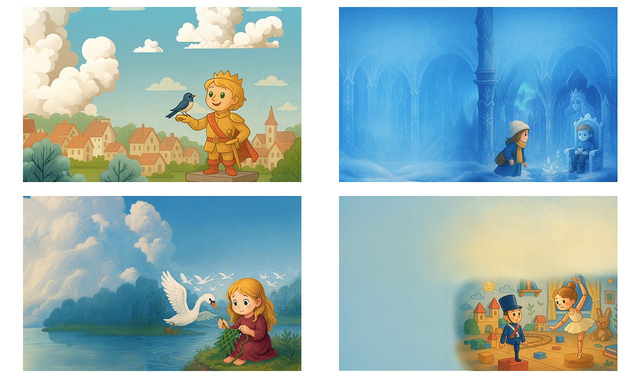 野天鹅 坚定的锡兵 冰雪女王