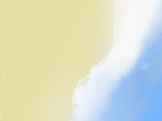 手绘沙滩壁纸