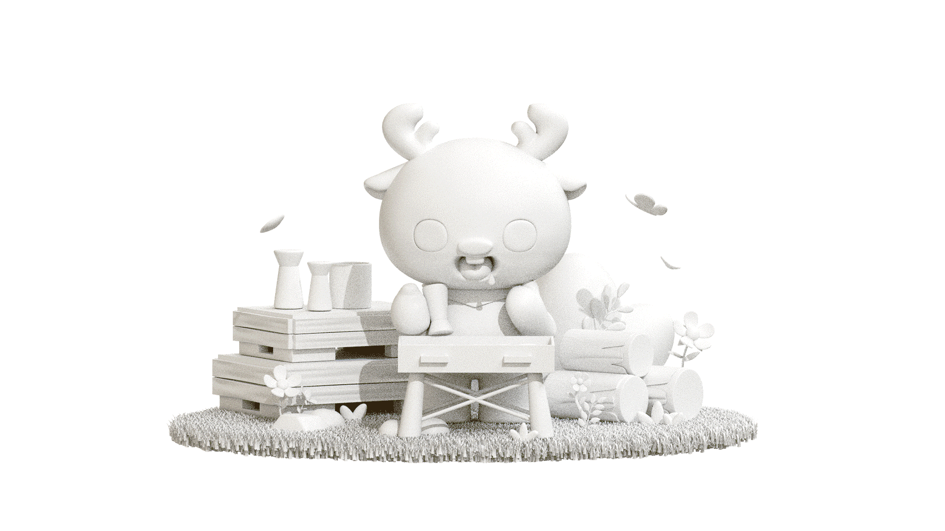 露营IP形象设计 | 噜噜酱（图ZMzkzNjAzNjgw） - IP形象 - 站酷设计师摆不烂酱原创素材 - 站酷ZCOOL