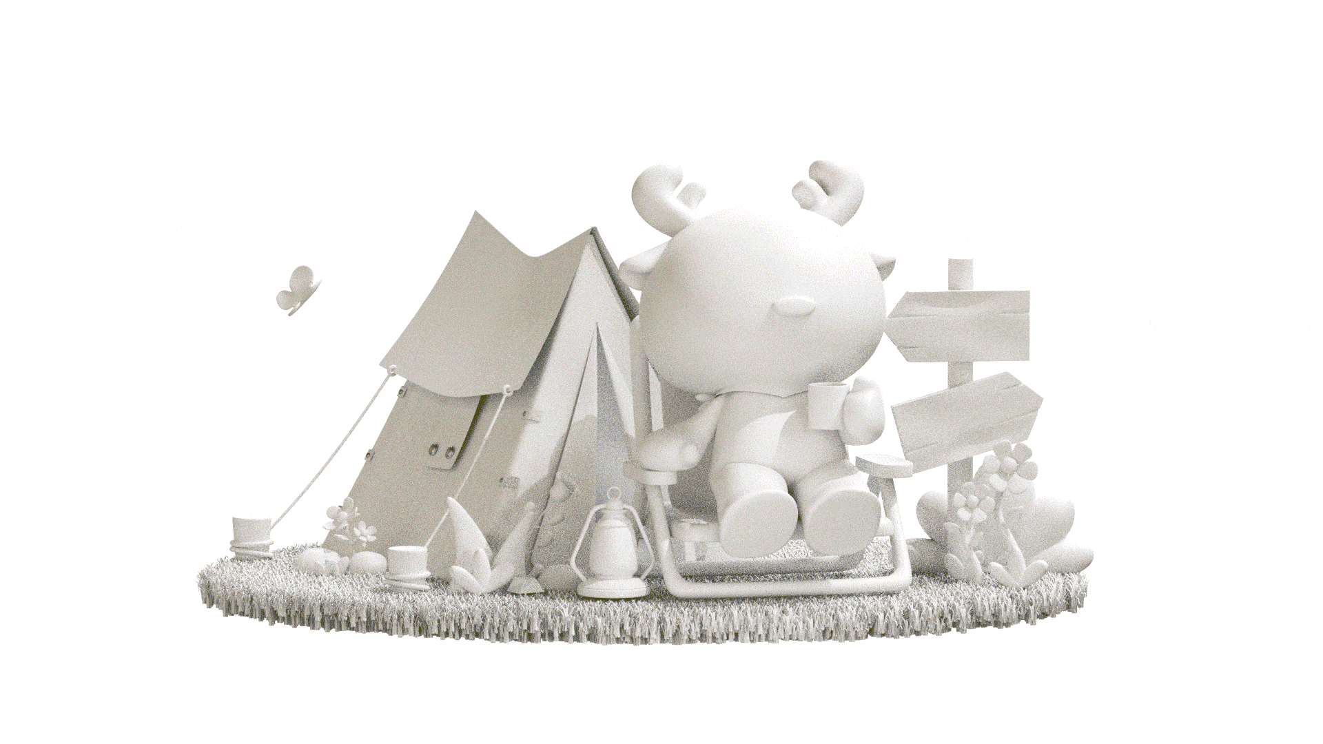 露营IP形象设计 | 噜噜酱（图ZMzkzNjAzNjg4） - IP形象 - 站酷设计师摆不烂酱原创素材 - 站酷ZCOOL