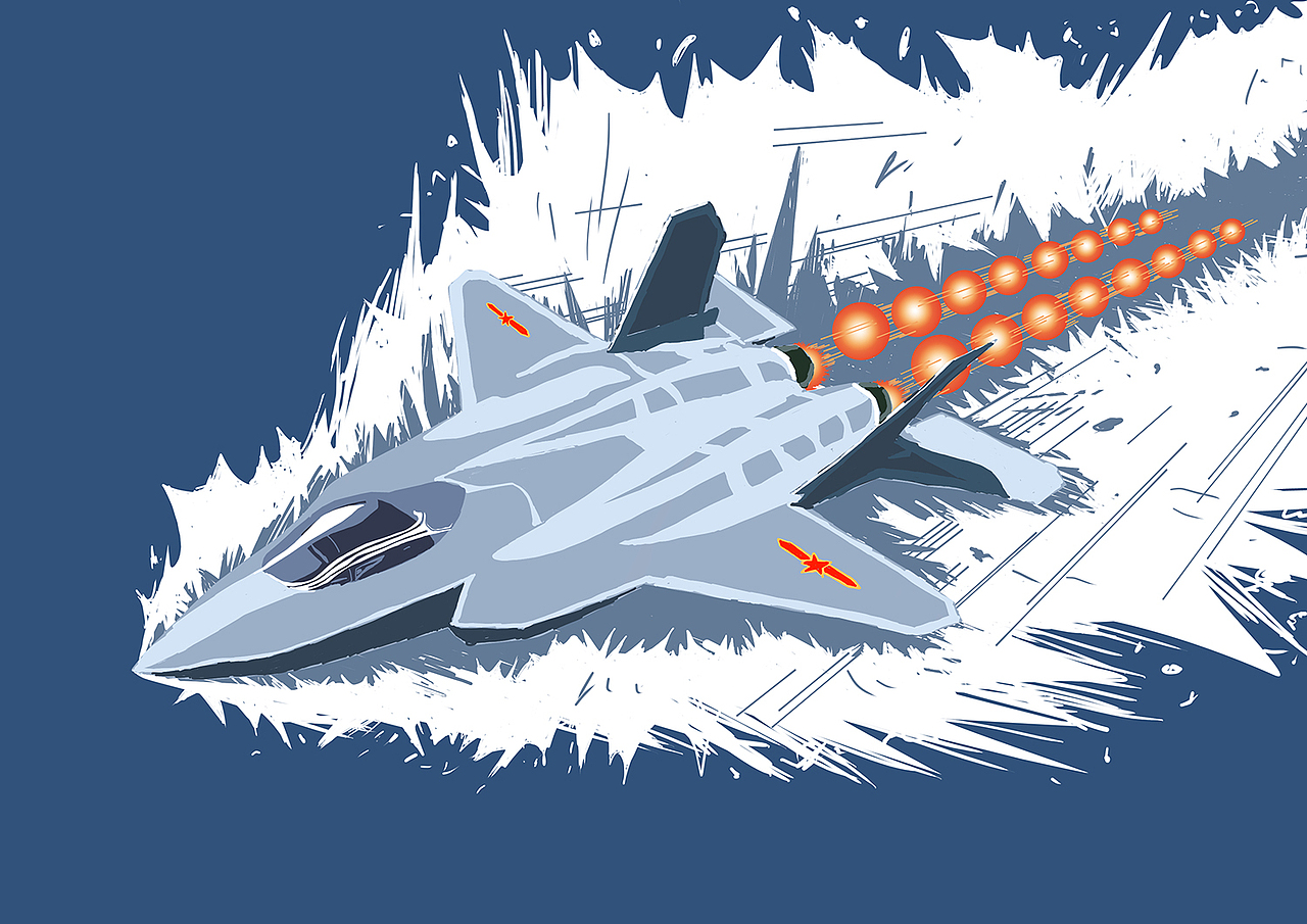 歼-35插画