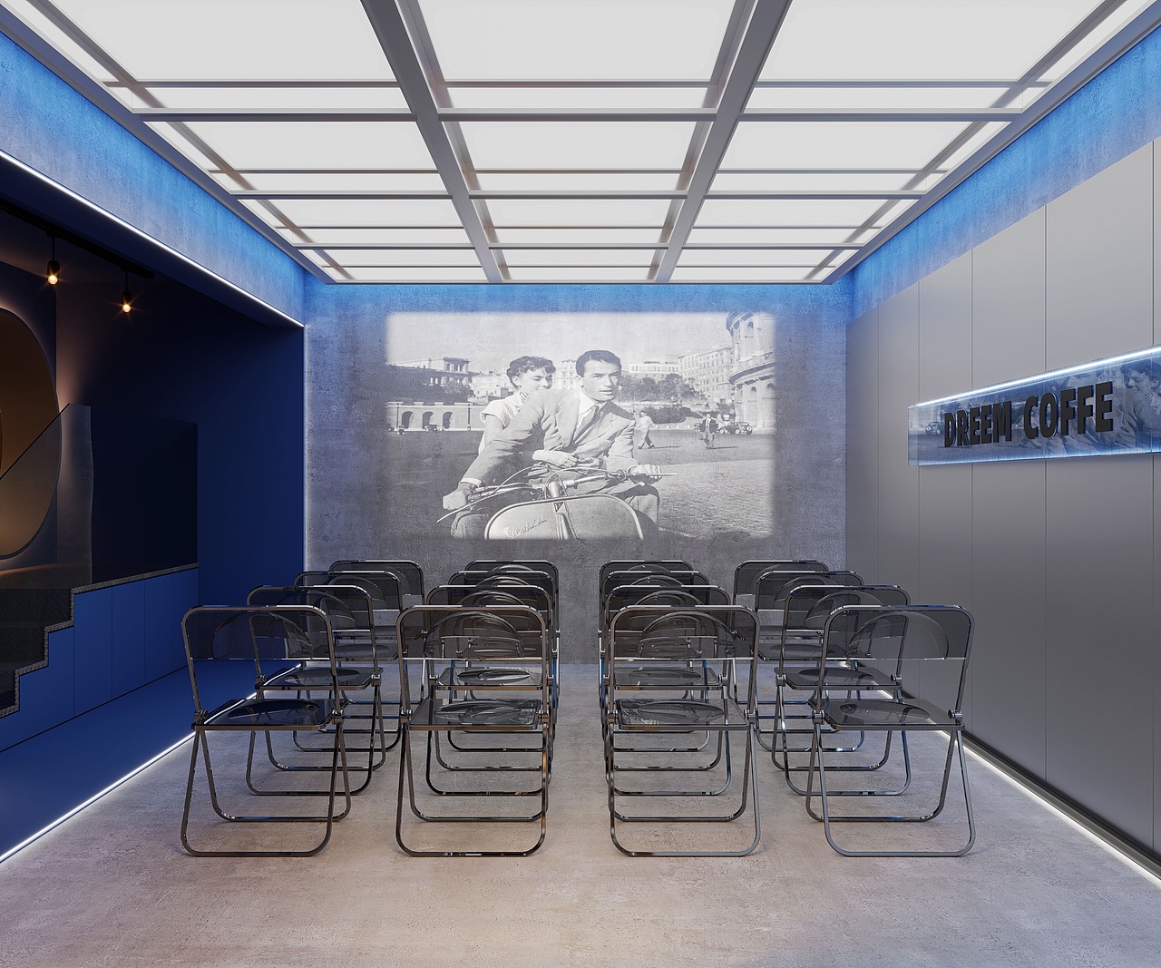 “大梦” 咖啡店设计|在城市缝隙打捞松弛