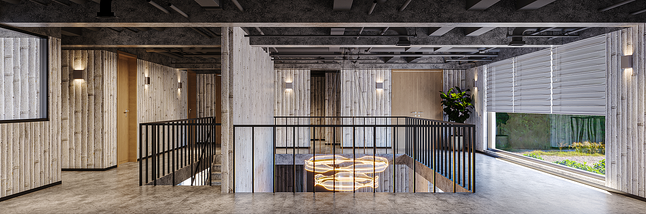 工业风西餐厅设计:刚柔并蓄的味觉容器