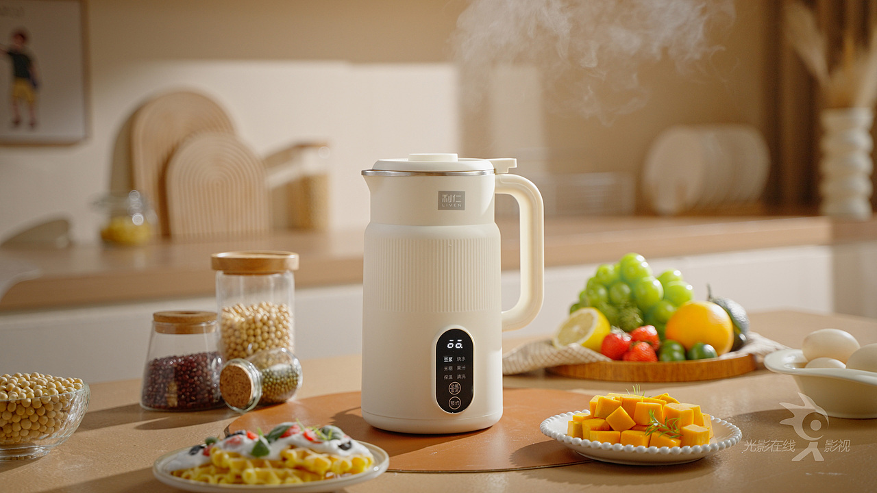 LIVEN利仁豆浆机D815|料理机|破壁机|搅拌机|果汁机