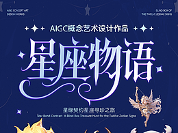 AIGC概念艺术设计作品-《星座物语》
