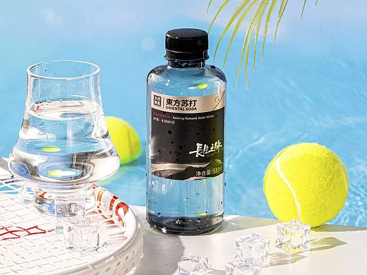 夏日海边网球风长生之脉苏打水拍摄