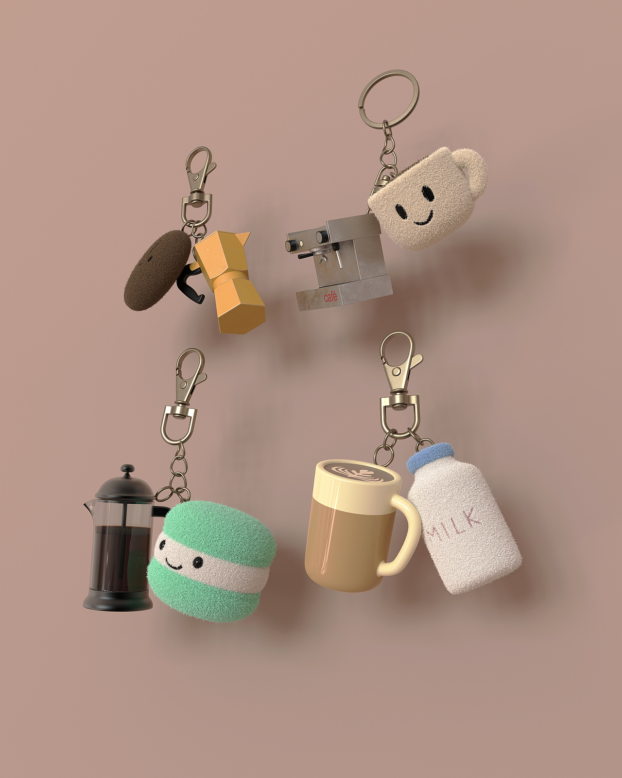 咖啡钥匙扣（图ZMzkzNjU1MDMy） - 玩具 - 站酷设计师水瓶座洋叔原创素材 - 站酷ZCOOL