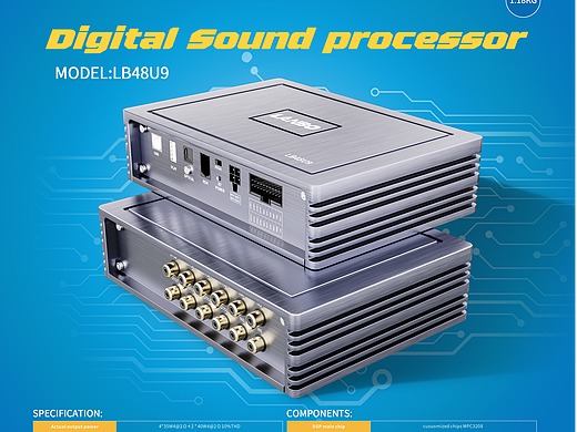 Digital Sound Processor汽车功放（DSP）（个人主页-ZNzIyNDQxMDQ=） - 产品 - 站酷设计师双喜王原创素材 - 站酷ZCOOL