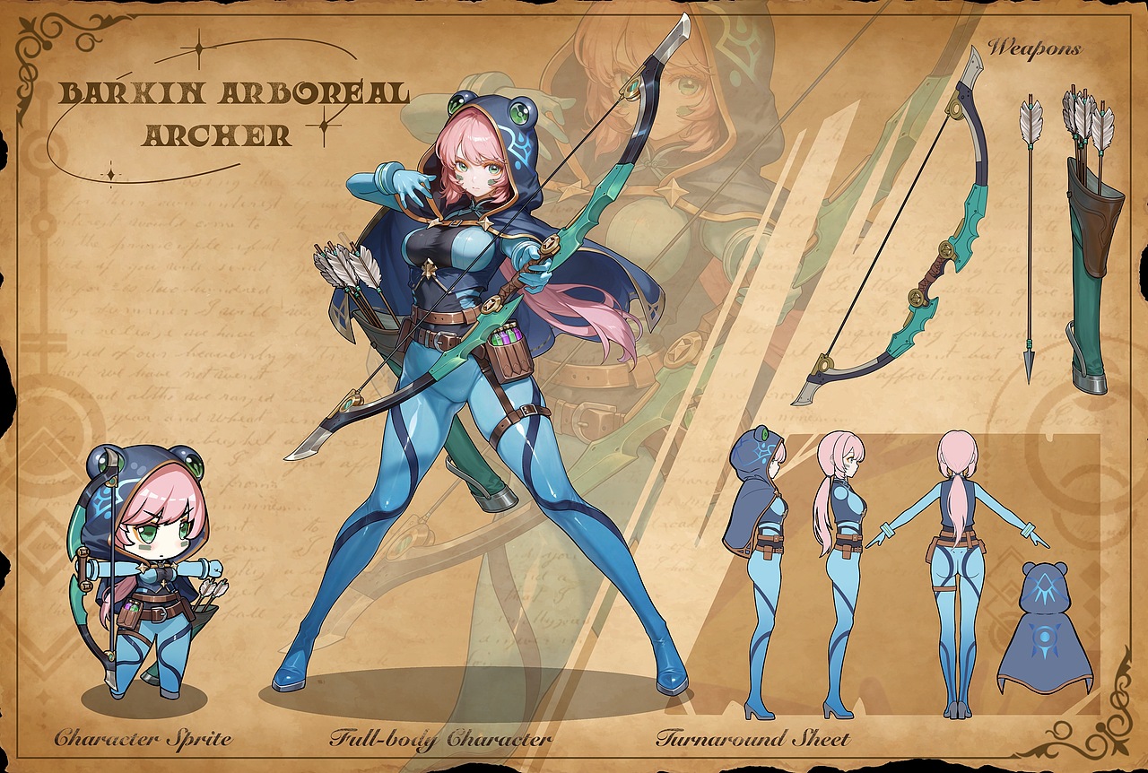 Barkin Arboreal Archer（图ZMzkzNjYyNzQw） - 游戏原画 - 站酷设计师冒险者Jax原创素材 - 站酷ZCOOL