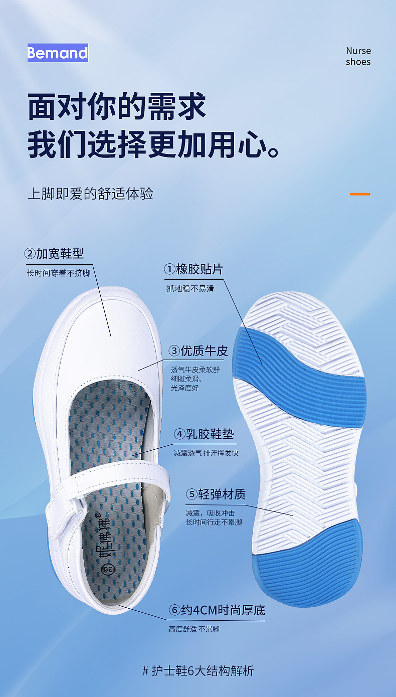 护士鞋详情页设计（图ZMzkzNjkwNzIw） - 电商 - 站酷设计师灵犀电商视觉原创素材 - 站酷ZCOOL