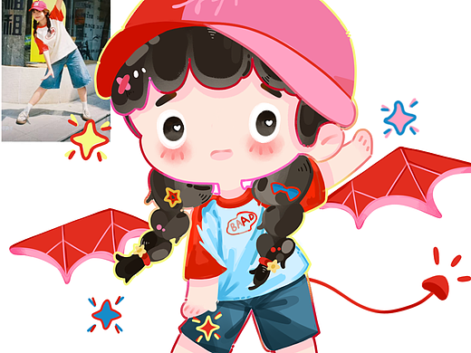 可爱小女孩