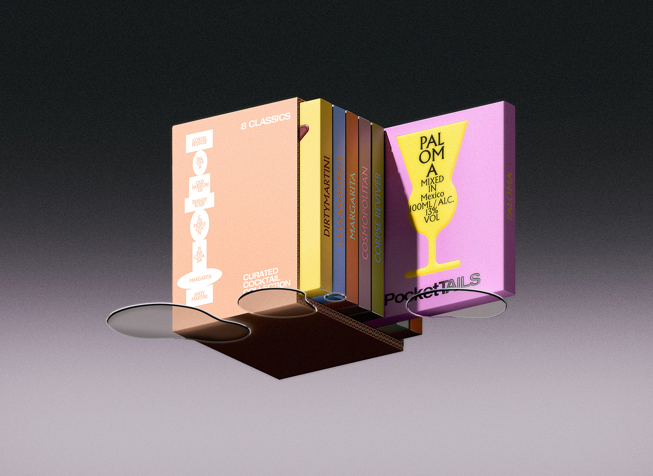 PocketTAILS-便携式鸡尾酒品牌设计（图ZMzkzNzEwOTE2） - 品牌 - 站酷设计师COOOT原创素材 - 站酷ZCOOL