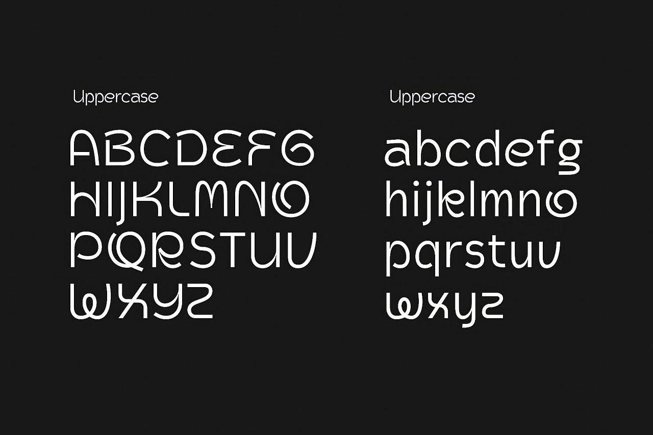 北欧极简主义时尚广告海报画册封面标题无衬线英文字体