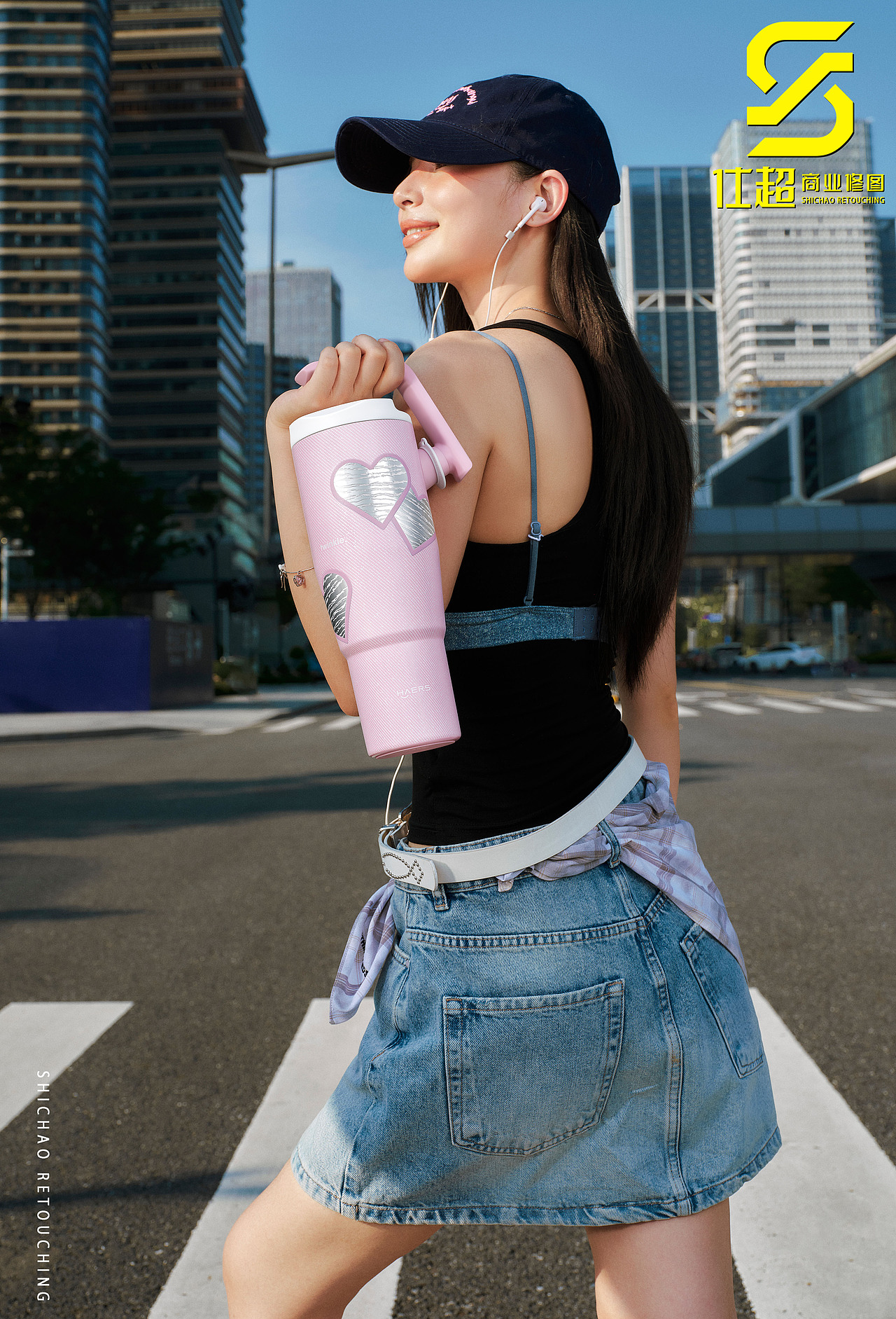 哈尔斯 保温杯 产品精修图