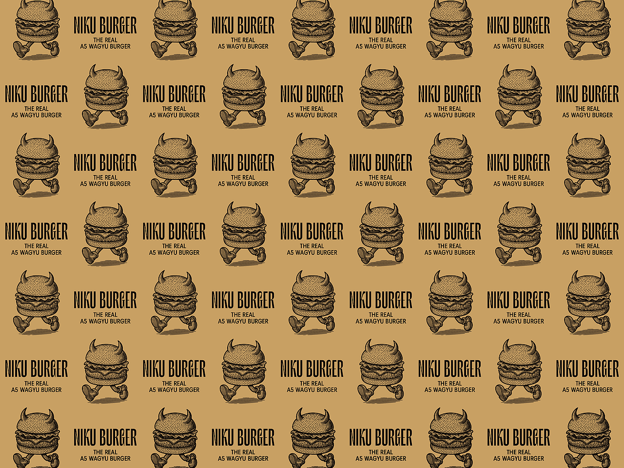 Niku Burger 和牛汉堡品牌设计（图ZMzkzNzI5NDg0） - 品牌 - 站酷设计师ilben张艺彬原创素材 - 站酷ZCOOL
