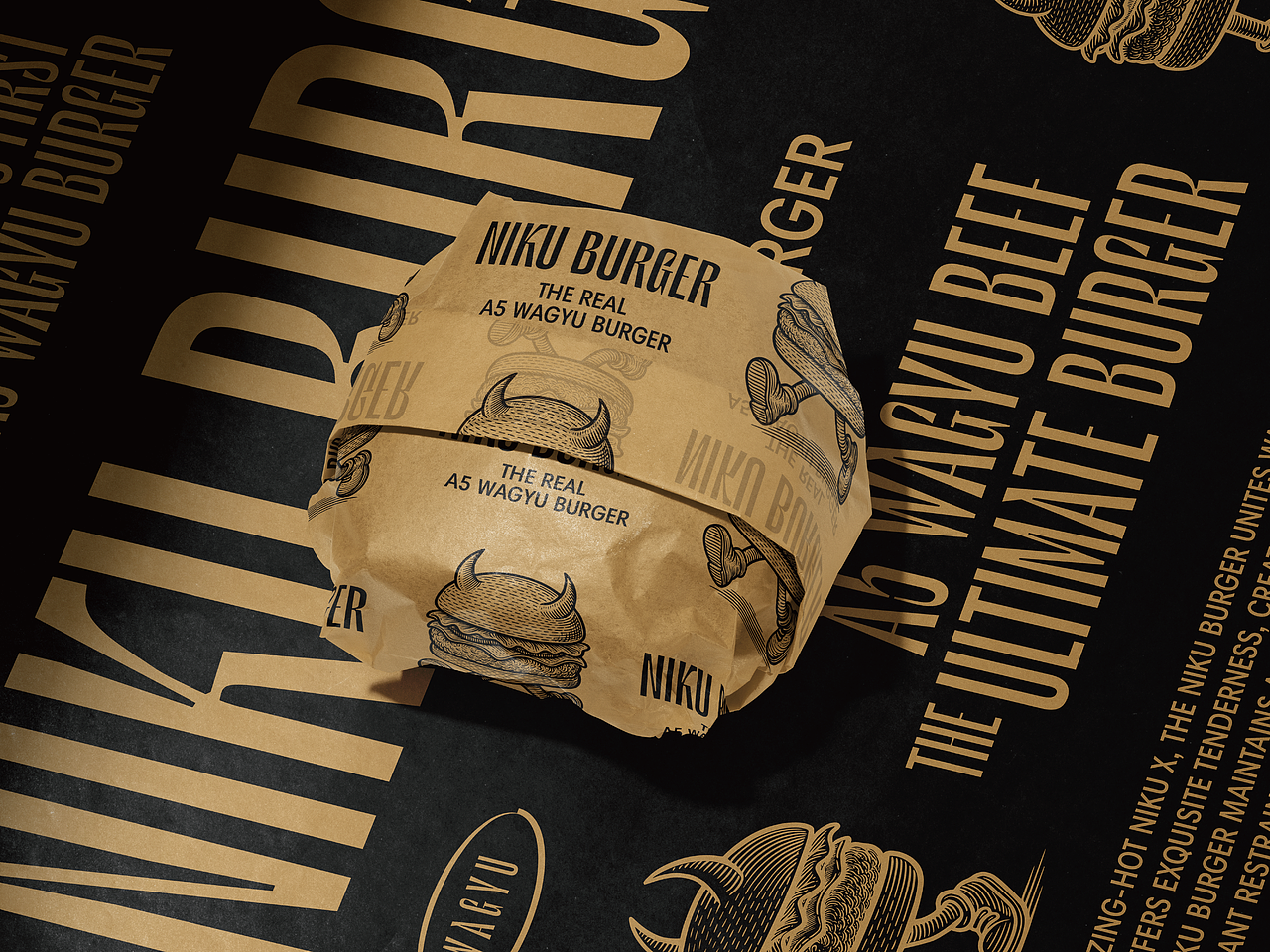 Niku Burger 和牛汉堡品牌设计（图ZMzkzNzI5NTI0） - 品牌 - 站酷设计师ilben张艺彬原创素材 - 站酷ZCOOL
