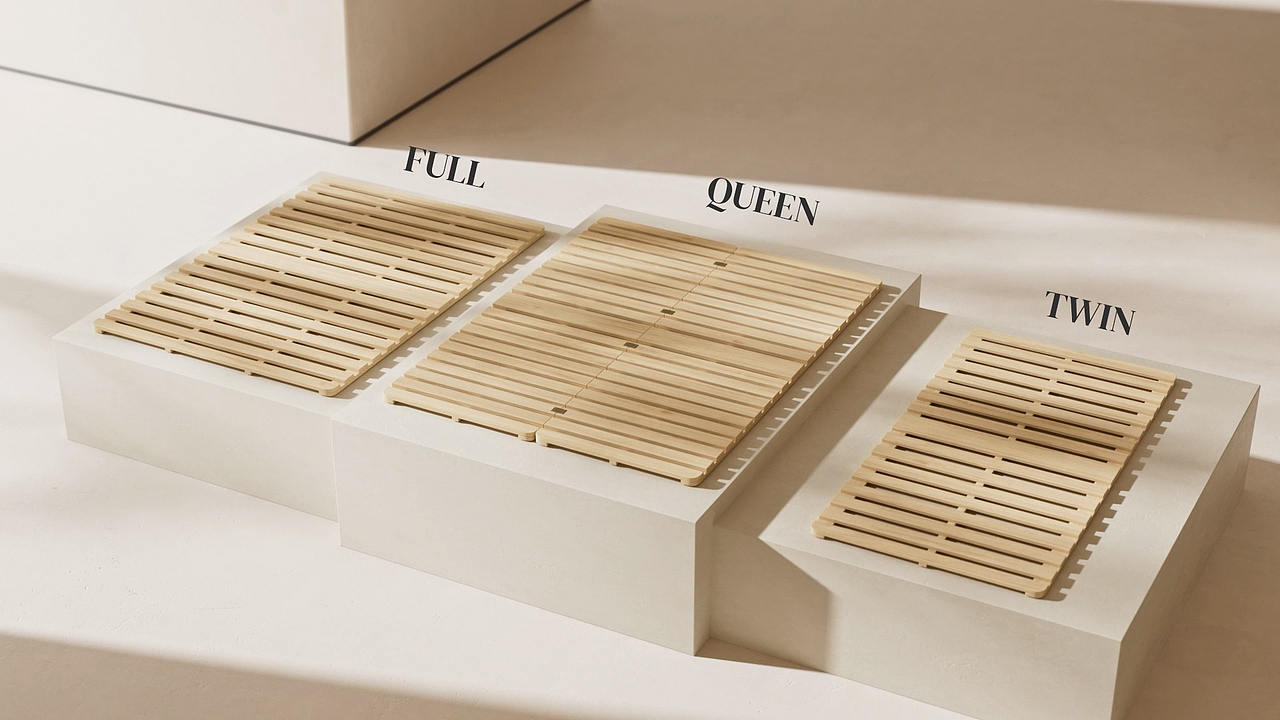 跨境产品榻榻米床卖点展示产品动画