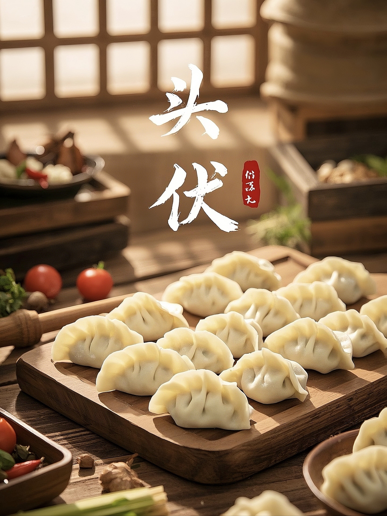 头伏临,炎夏启。一盘饺子,盛着传统的温度。