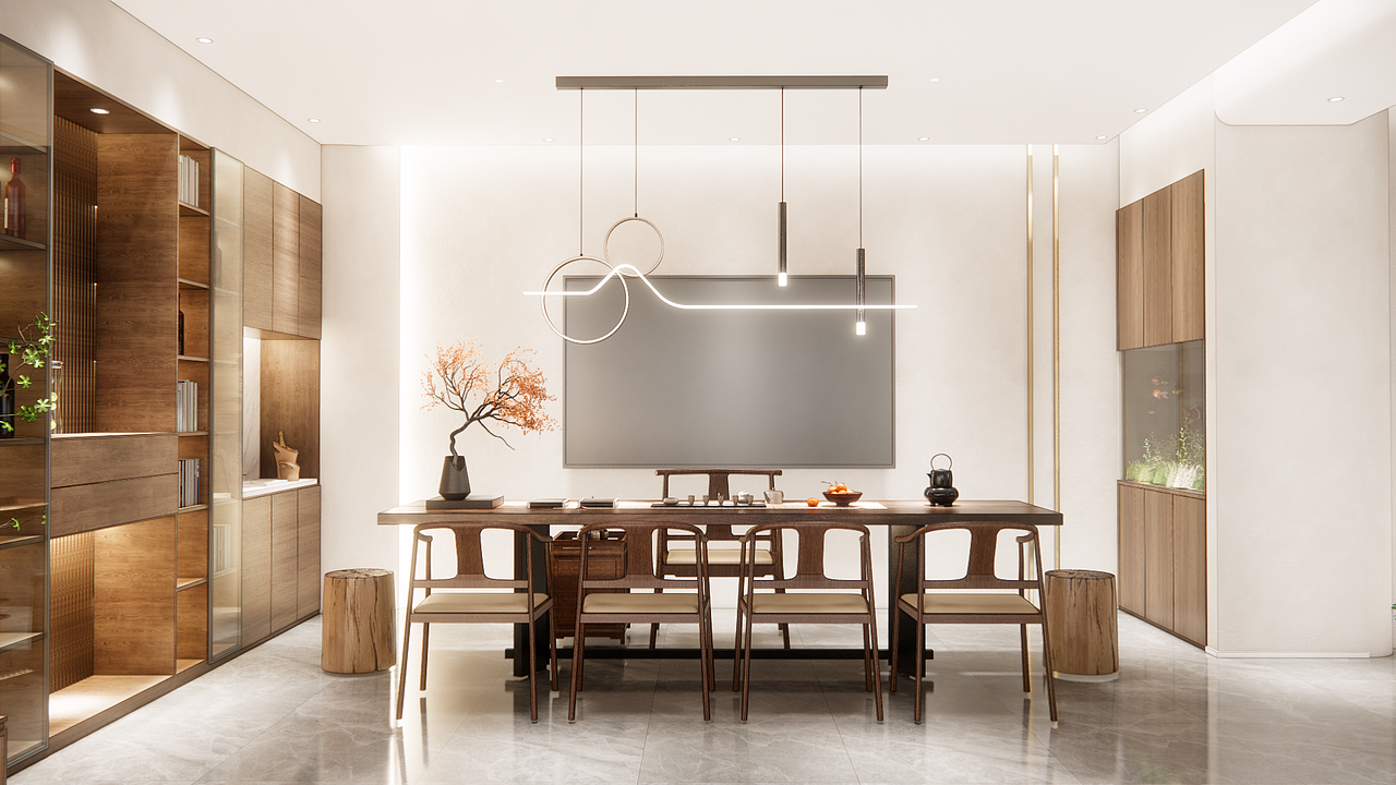 地尔水疗马桶展区设计 su+ens工作流